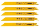 DeWalt DT2323 bimetalové pílové listy na kov 5ks