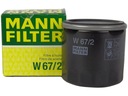 MANN-FILTER OLEJOVÝ FILTER W 67/2