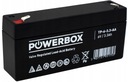 AGM BATTERY 6V 3,3Ah POWERBOX VRLA pre poplašné pokladne