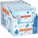 HUGGIES BABY PURE WATER Vlhčené obrúsky 99% voda 56 ks X10