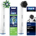 2 ORAL-B CROSS ACTION PURE CLEAN CHARCOAL TIP