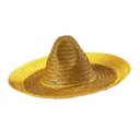 SOMBRERO MEXICKÝ ČIAPOK, ŽLTÝ POTAH