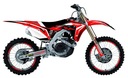 Nálepky pokrývajú Blackbird 8145N Honda CRF 250