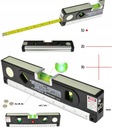 Osvetlená laserová vodováha s mierou 1,5 m