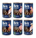 Brit Premium by Nature MIX 6x400g