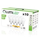 10x LED žiarovka E27 18W 150W 2500lm 3000K LUMILED