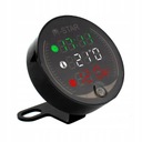 Motocyklový voltmeter 4v1, hodiny, stopky, teplomer