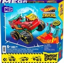 HOT WHEELS HNG53 MEGA BLOKS EXTREME TRICK DEMO DERBY MONSTER TRUCKS