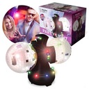 PartyFunLights Double Mirror Disco Ball Multicolor LED Disco