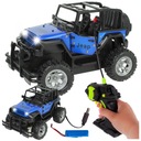 DIAĽKOVÉ OVLÁDANIE OFF-ROAD AUTO Kovové Rock Car LED svetlá Diaľkové ovládanie R/C