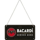 Prívesok Bacardi Served Here Tu slúžime