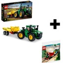 LEGO TECHNIC JOHN DEERE TRACTOR 9620R 42136 + LEGO 30584 VIANOČNÁ SÚPRAVA