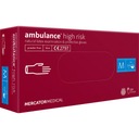 MERCATOR Ambulance High Risk M latexové rukavice