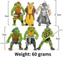 NINJA TURTLES TOPPERS - Figúrky bojovníkov (6 kusov) od WLOP