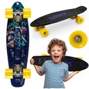 QKIDS GALAXY - FISZKA SKATEBOARD PRE DETI - ABEC-7 - guma - astronaut