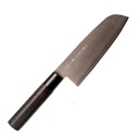 Tojiro Zen Black VG-10 japonský ostrý kuchynský nôž Santoku na zeleninu 16,5 cm