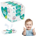 PAMPERS SENSITIVE VLHČENÉ Utierky 12x52 ks JEMNÉ