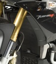 KRYT NA RADIÁTOR R&G APRILIA V4 TUONO 11- ČIERNA