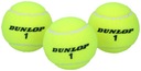 DUNLOP TENNIS loptičky v tube CLUB 3 ks.