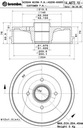 BREMBO 14.A672.10 Brzdový bubon