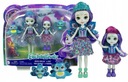 ENCHANTIMALS SISTERS DOLL 2 bábiky PATTER PEACOCK