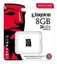 KINGSTON 8 GB micro SD HC C10 UHS U3 V30 A1 100 MB