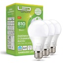 3x LED žiarovka 9W Twilight Motion Sensor STUDENÁ