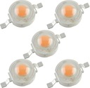 5x LED 1W PLNÉ SPEKTRUM 380-840nm Bridgelux Dual