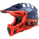 Prilba LS2 MX437 FAST EVO XCODE Orange Blue XS