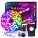 5050 RGB LED pásik 10m + hudobný modul TUYA WiFi