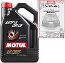 MOTUL MOTYLGEAR 75w80 5l Citroen Peugeot Renault