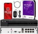 IP monitorovací rekordér HiLook By Hikvision s 8 PoE kanálmi + 2TB disk