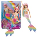 BARBIE DREAMTOPIA MAGICKÁ PREMENA MORSKÁ VÍLA VYNIKAJÚCE VLASY TIARA DÚHOVÉ +3