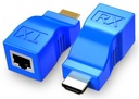 EXTENDER KONVERTOR HDMI na LAN CEZ KRÚBENÝ PÁROVÝ KÁBEL RJ45 30M