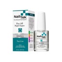 NailTek Quicken Top Coat Hardening Ochranný lak na manikúru 15ml