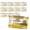 Purina Gourmet Gold Sucunt Delights s kuracím mokrou mačkou 12x85g