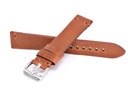 Remienok na hodinky 20 mm, Vintage BROWN Leather Strong