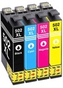 4x 502 XL ATRAMENT PRE EPSON WorkForce WF-2860 WF-2865