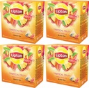 LIPTON TEA TROPICAL OVOCNÁ PYRAMÍDA expresná čierna 20ks x 4