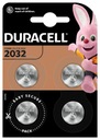 4 x Duracell 3V CR2032 lítiová batéria + 50% výkon