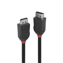 Kábel DisplayPort 1.2, LINDY Black Line 4K UHD M/M