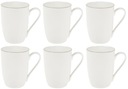 SET HRNČEK ORO PORCELÁNOVÝ KRÉM 6x400ML