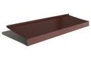 Kovový parapet RAL 8017 125/20cm