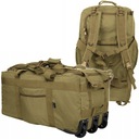 Vojenská taška na kolieskach, batoh Mil-Tec Combat Duffle Bag 118 l Coyote