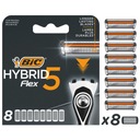 BIC HYBRID FLEX 5 NÁPLŇ DO STROJA - BLISTER 1 BALENIE 8 KS