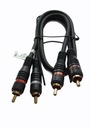 Pripojenie 2RCA X 2RCA (6+2+6mm) 0,5m Vitalco