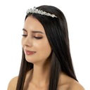 SVADOBNÁ dekorácia, dámska korunka, TIARA, svadobný DIADEM, krištáľ, elegantná