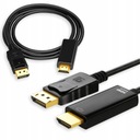 KÁBEL DISPLAY PORT na HDMI DP DisplayPort 4K