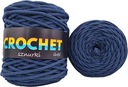 Bavlnená spletená šnúrka 5mm 100m KING NAVY BLUE.