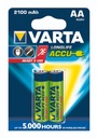 VARTA BATÉRIA 2100mAh LONGLIFE 1,2V 2 KS. A.A